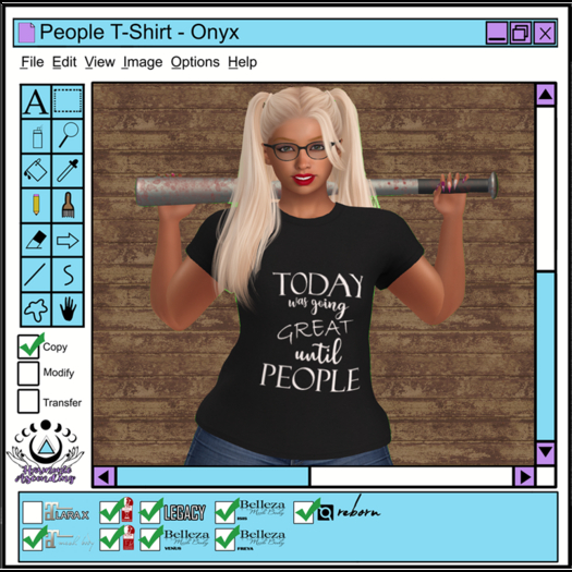 [HA] People Tee  Onyx 