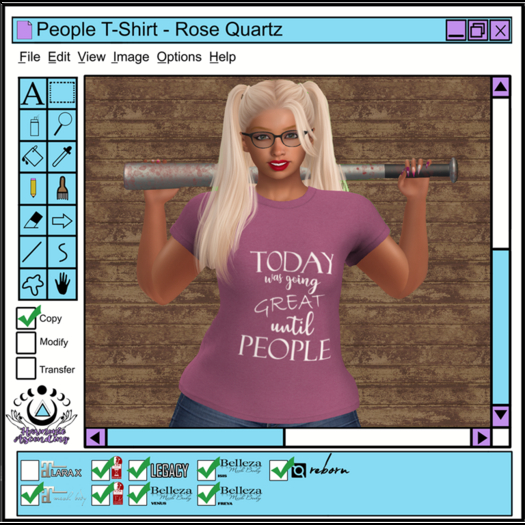[HA] People Tee Rose Quartz  