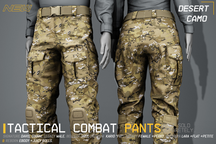 WAZ -  Tactical Combat Pants (Desert-Camo)