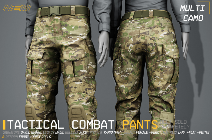 WAZ -  Tactical Combat Pants (Multi-Camo)