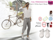 Full Perm Men's White Sport Shoes For Slink Male, Signature Gianni, Legacy Male, Belleza Jake, Onupup, Ocacin Gamit