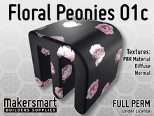PBR Materials: Fabric Floral Peonies 01c