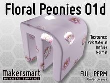PBR Materials: Fabric Floral Peonies 01d