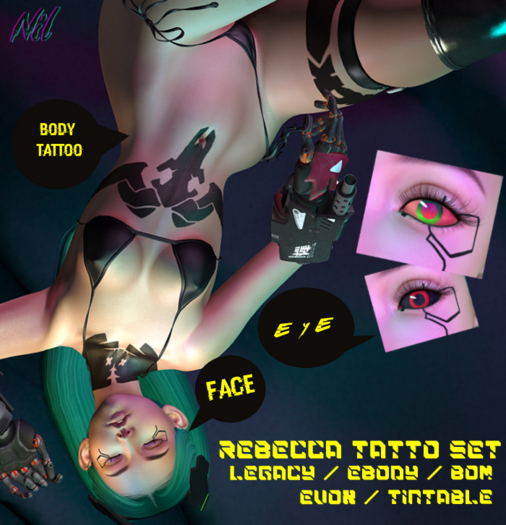 -NIL- Rebecca tattoo set DEMO