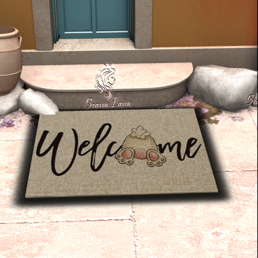 {BL}Easter 2 Welcome DoorMat Greeter v1 mesh