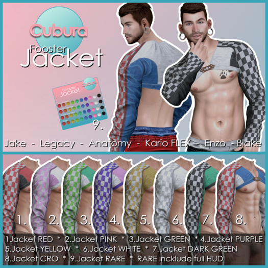 2.Cubura Fooster Jacket Jake PINK
