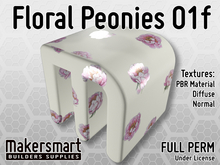 PBR Materials: Fabric Floral Peonies 01f