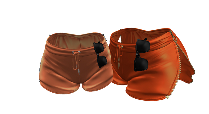! ! NB - Orange Shorts Set