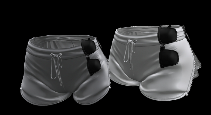 ! ! NB - White Shorts Set