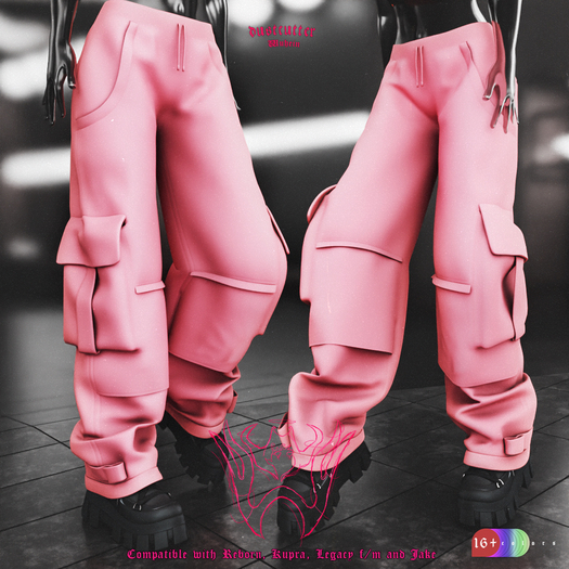 Wuhein - DUSTCUTTER Pants [pastel red]