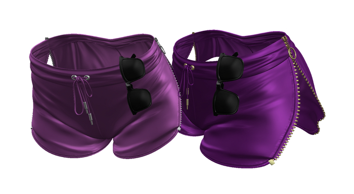 ! ! NB - Purple Shorts Set