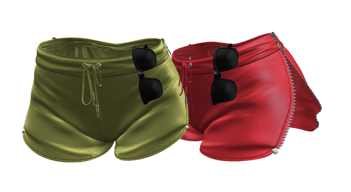 ! ! NB - Gold/Strawberry Shorts Set