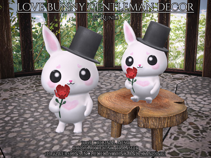 .: Runic :. Love Bunny Gentleman Decor