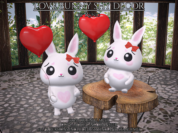 .: Runic :. Love Bunny Shy Decor