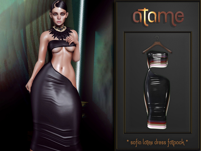 AtaMe - Sofia Dress Latex Khara