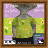GPA Dinkies Scoop Neck Top BOM - Spring Renewal Print