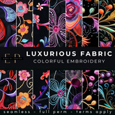Made by Porter - Luxurious Fabric - Colorful Embroidery