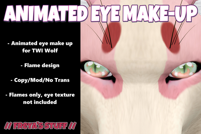 TWI WOLF EYE ANIMATED FLAME MAKEUP // FREYA'S STUFF // 