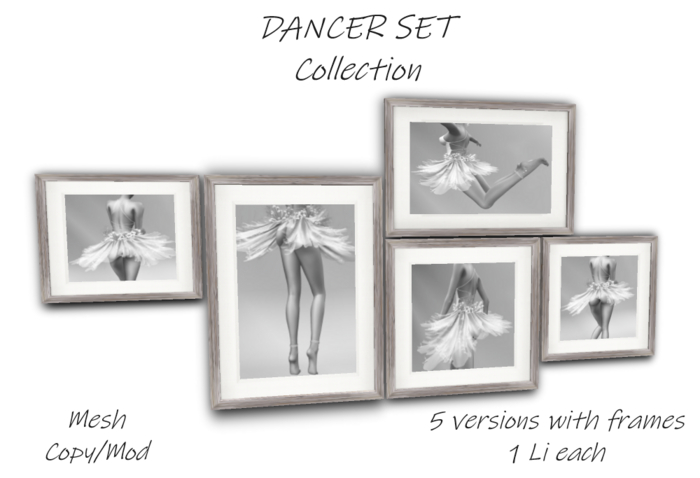 PICTURE FRAME - Dancer SET