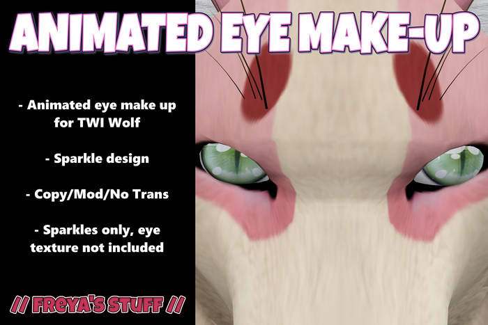 TWI WOLF EYE ANIMATED SPARKLES MAKEUP // FREYA'S STUFF // 