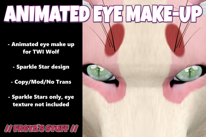 TWI WOLF EYE SPARKLE STARS MAKEUP // FREYA'S STUFF // 