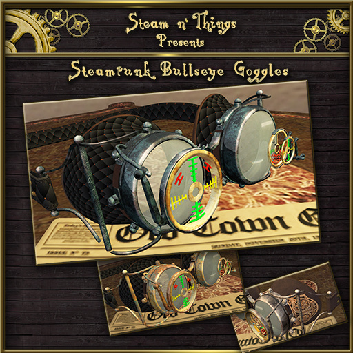 Steampunk Bullseye Goggles
