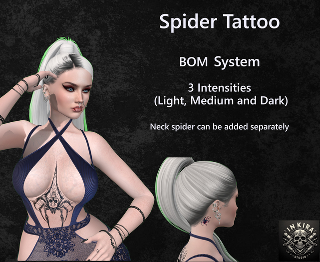 Spider Tattoo - InKira Studio