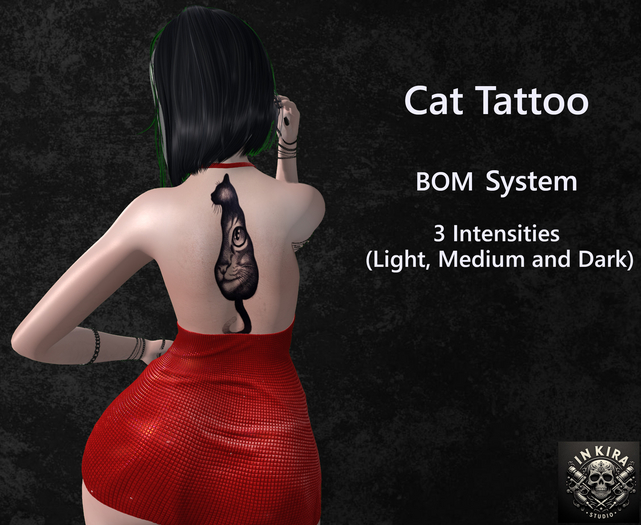 Cat Tattoo - InKira Studio