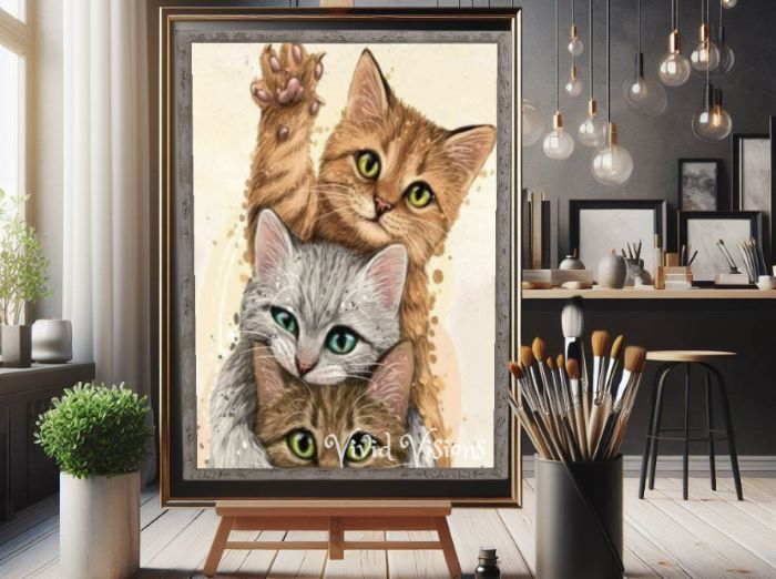 Kitty Paw Love Picture Frame