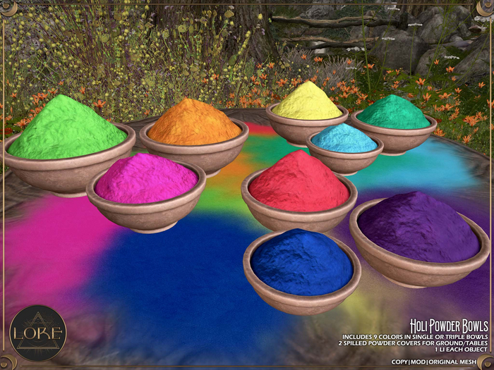 LORE Holi Powder Bowls 