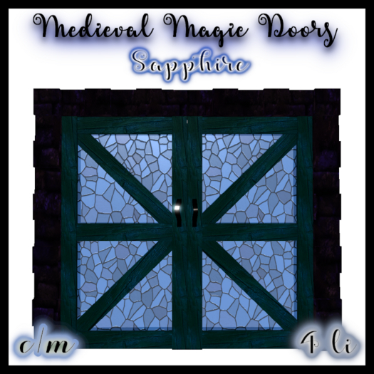 Medieval Magic Doors Crystal Shoppe