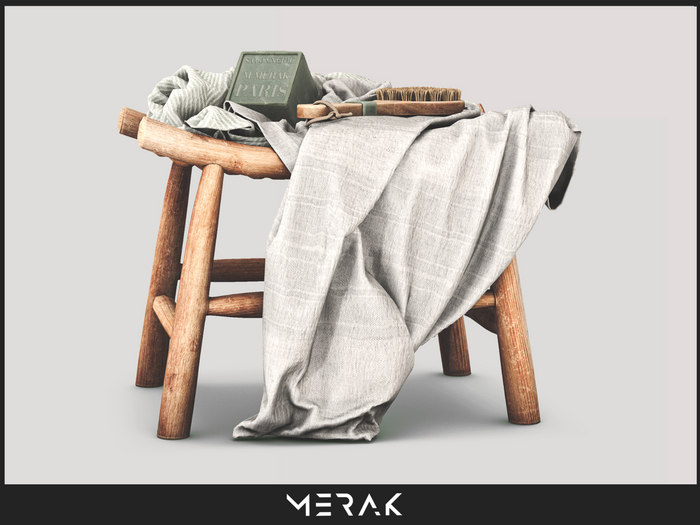 [Merak] - Bath Stool Decor