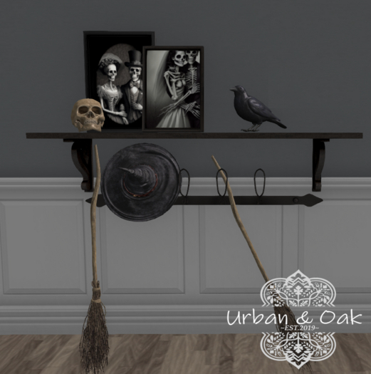 {U&O} Witch's Coat Rack