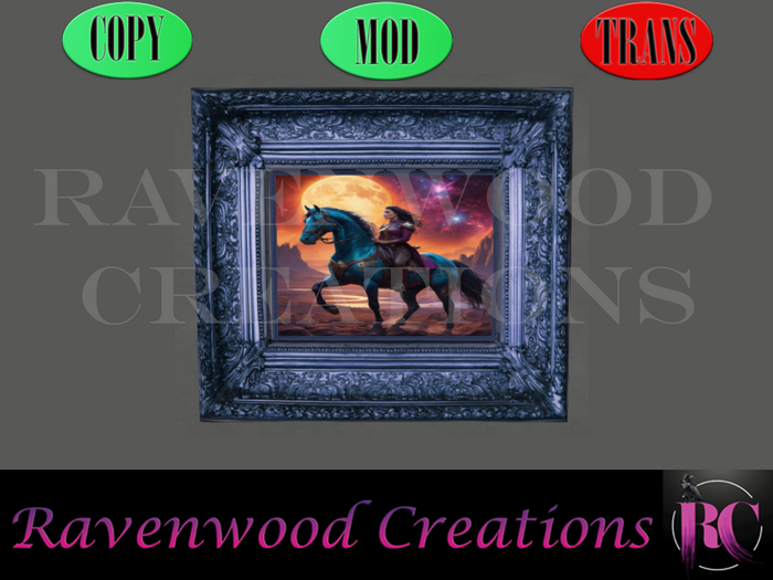 Blue Galaxy Horse
