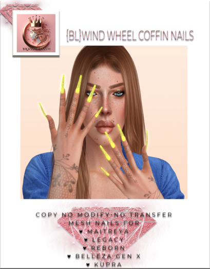 {BL}windwheel COFFIN NAILS