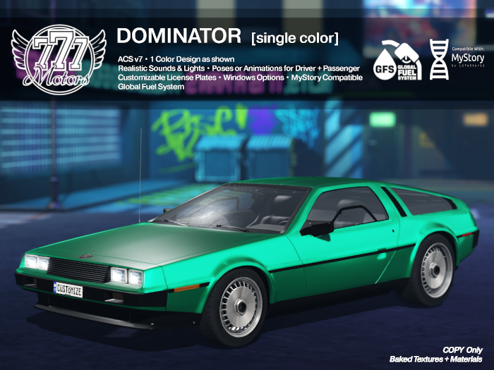 [777] Dominator - Dark Cyan (Add)