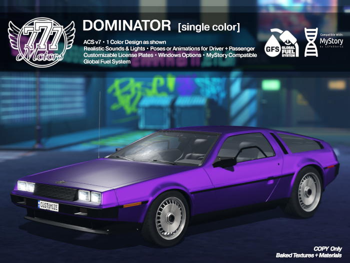 [777] Dominator - Dark Purple (Add)