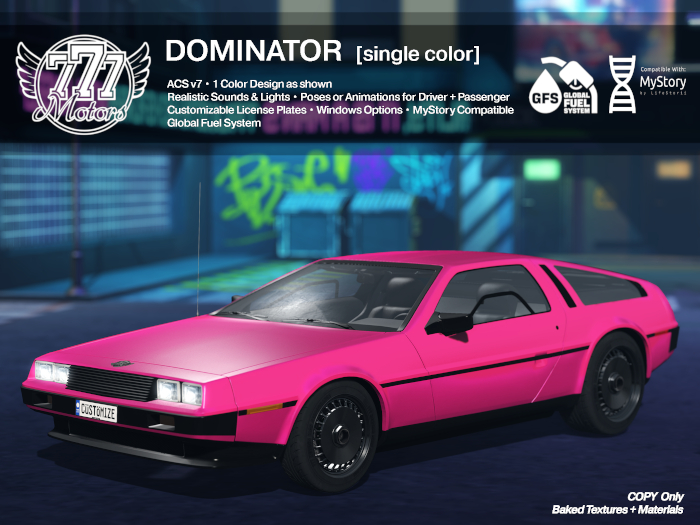 [777] Dominator - Hawt Pink (Add)