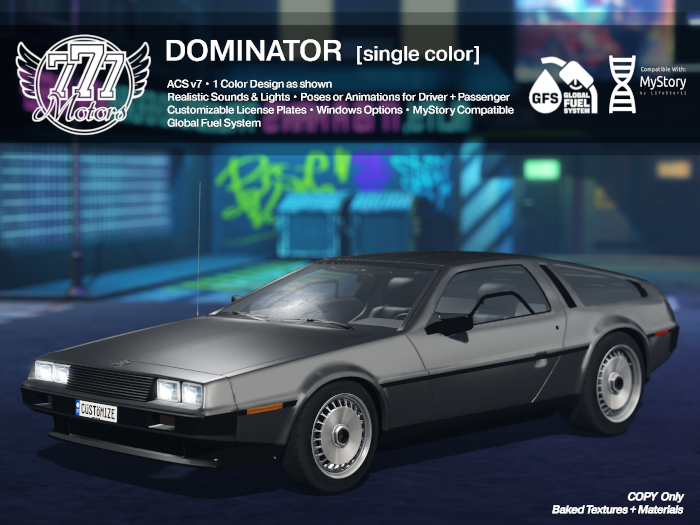 [777] Dominator - Black (Add)