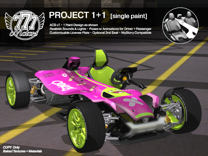 [777] PROJECT 1+1 - Crazy Pink (Add)