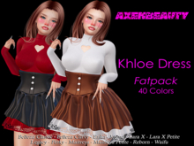 aX: Khloe Dress 40 Colors FatPack