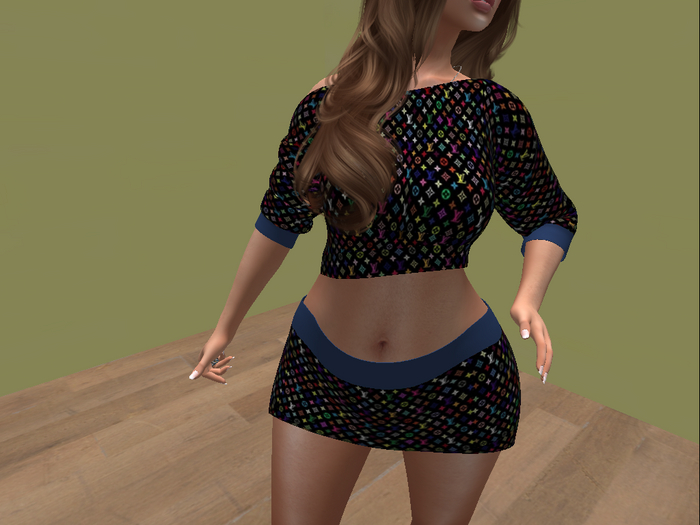 Lovemomma color LV longsleeve and skirt