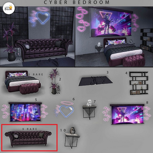 09 Little Bee - Cyber Bedroom RARE