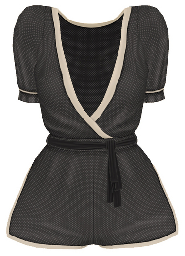 The Annex - Sharon Playsuit - Black