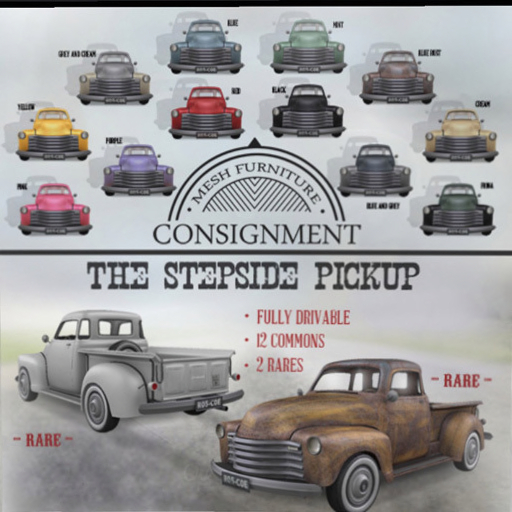 [Con.] Stepside Pick-up - HUD - (WEAR ME) -  Blue rust
