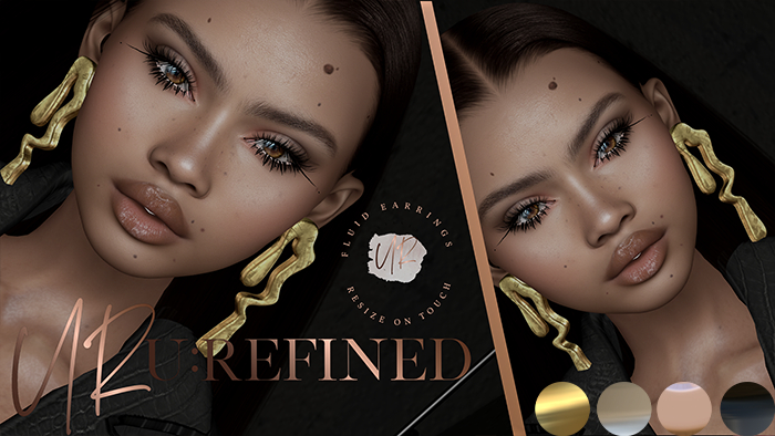 {U:Refined} Fluid Drop Earrings [PACK]