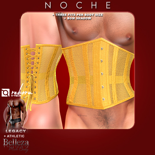Noche. Henry Corset Mustard