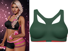 Jillian Sports Bra 2.0 [Emerald] - Maitreya Lara • LaraX • Petite • PetiteX • Legacy • Reborn Clothing