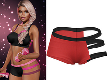 Jillian Shorts 2.0 [Ruby] - Maitreya Lara • LaraX • Petite • PetiteX • Legacy • Reborn Clothing