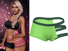 Jillian Shorts 2.0 [Lime] - Maitreya Lara • LaraX • Petite • PetiteX • Legacy • Reborn Clothing